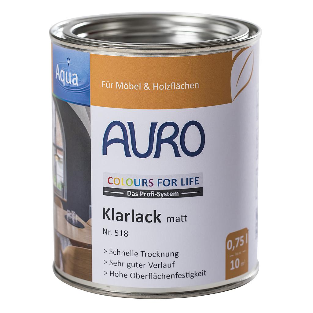 COLOURS FOR LIFE Klarlack, matt 0.75L, Nr. 518