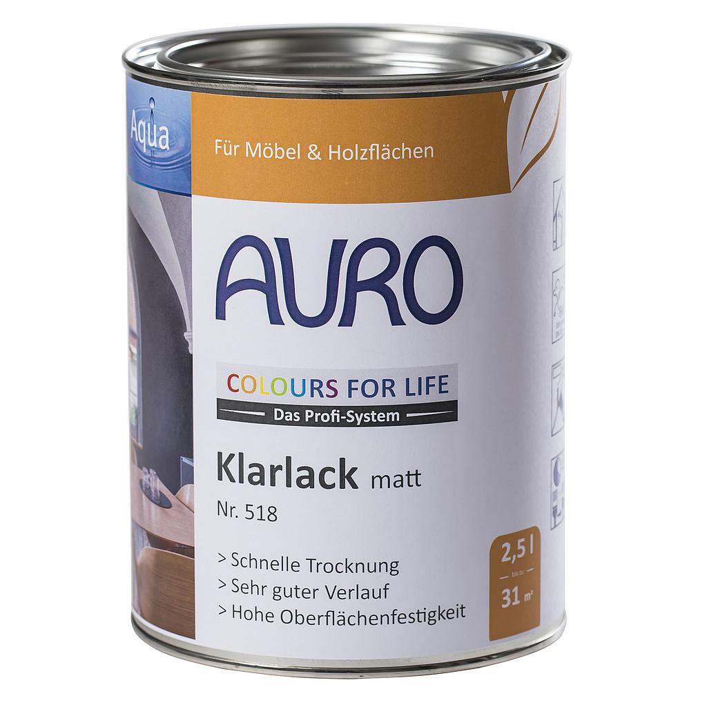 COLOURS FOR LIFE Klarlack, matt 2,5L, Nr. 518