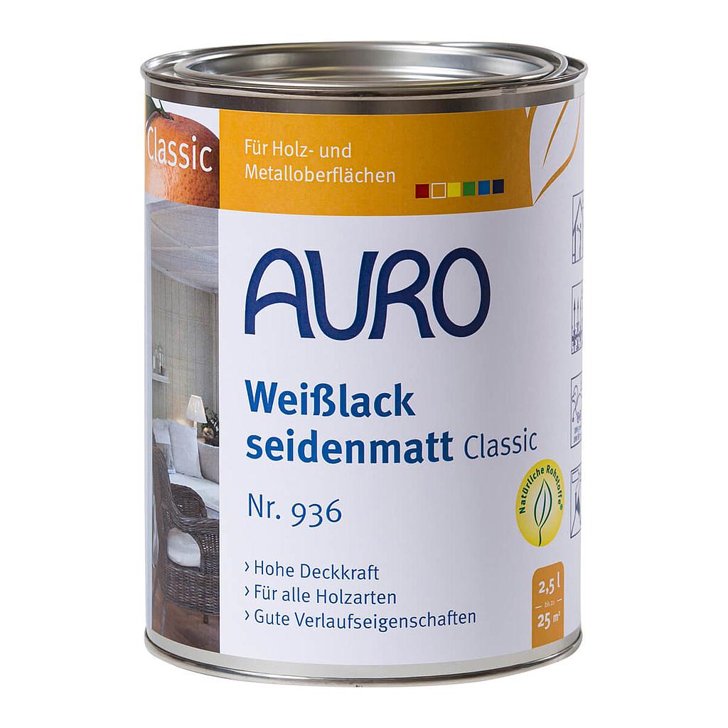 Weißlack, seidenmatt, Classic 2.5L, Nr. 936