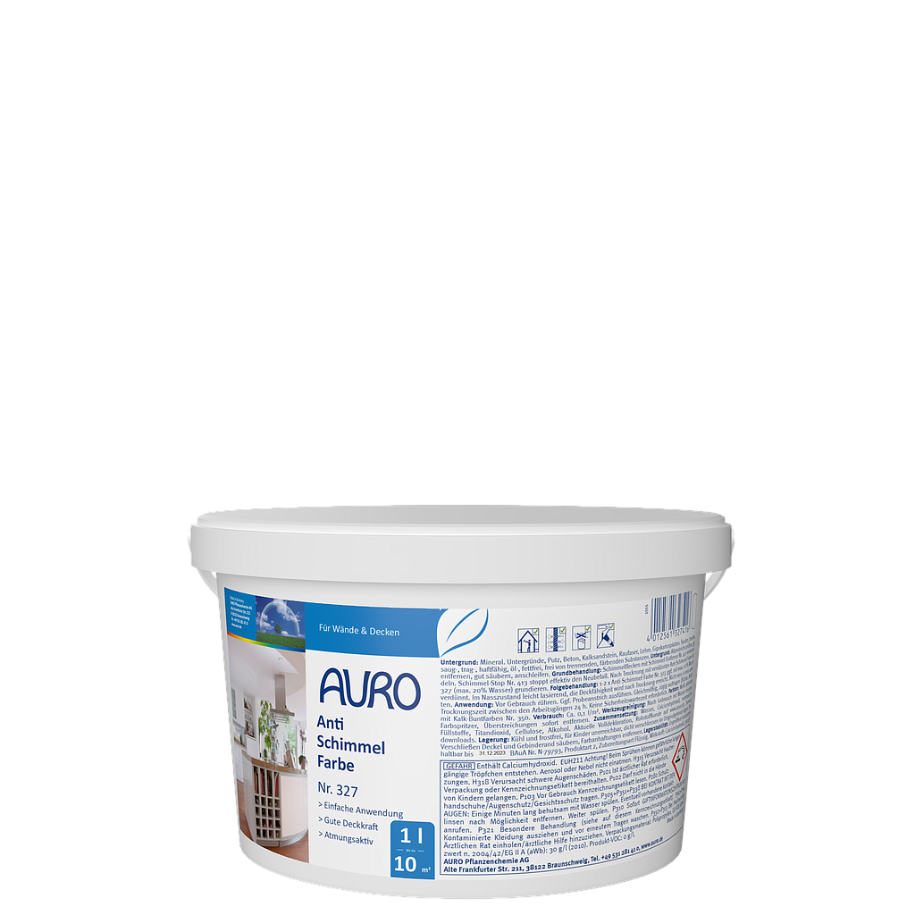 Anti-Schimmel-Farbe 1L, Nr. 327