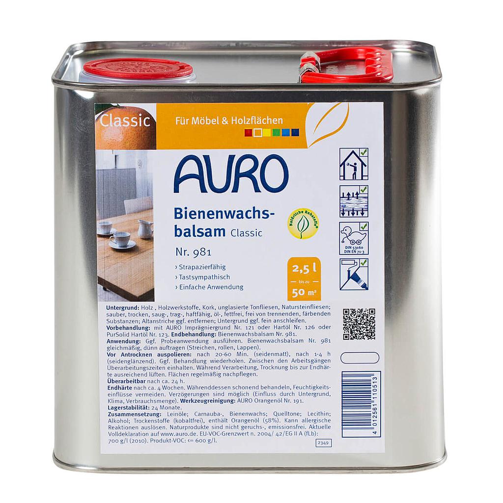 Bienenwachsbalsam  2.5L, Nr. 981