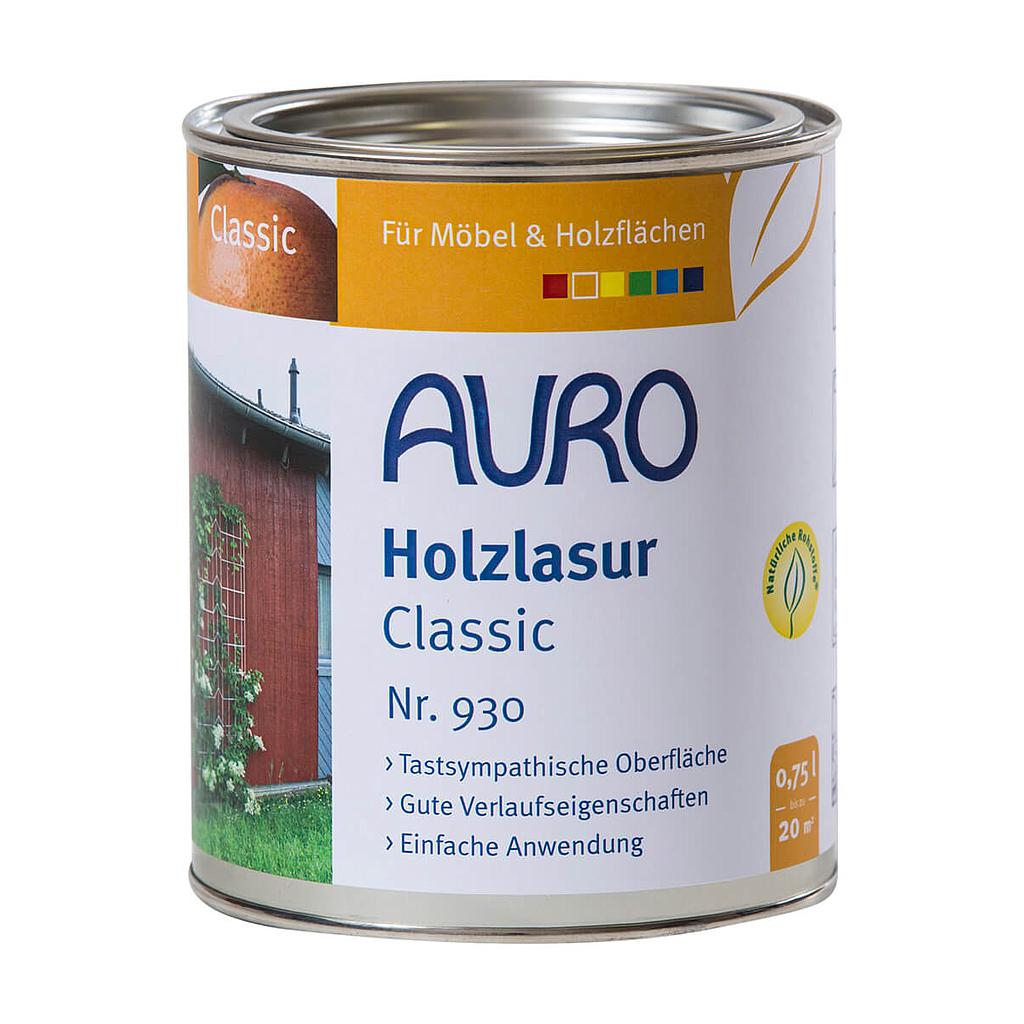 Holzlasur, Classic, 0.75L, Nr. 930, nur farblos, weiß, dunkel- u. hellbraun lieferbar