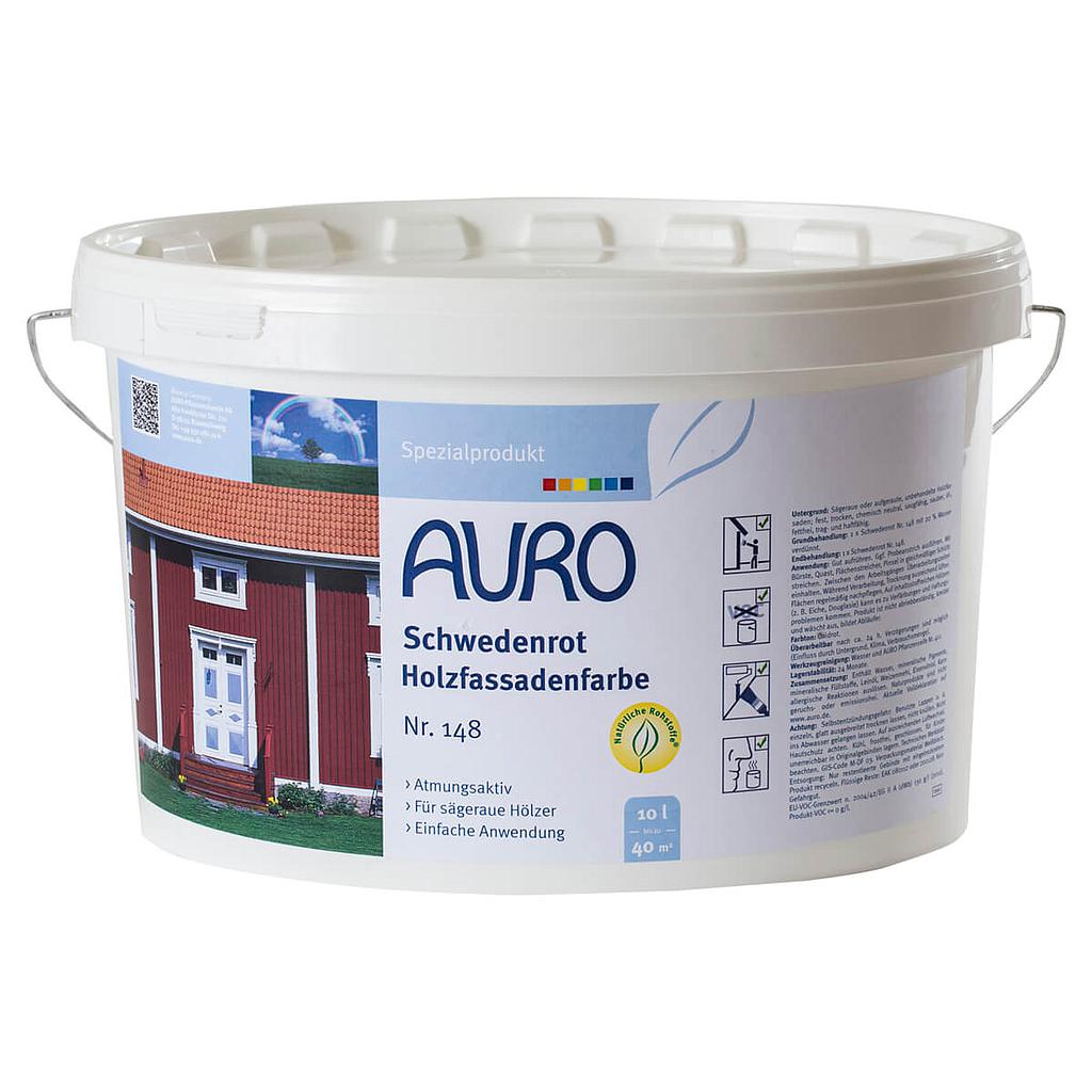Schwedenrot Holzfassadenfarbe 10L, Nr. 148