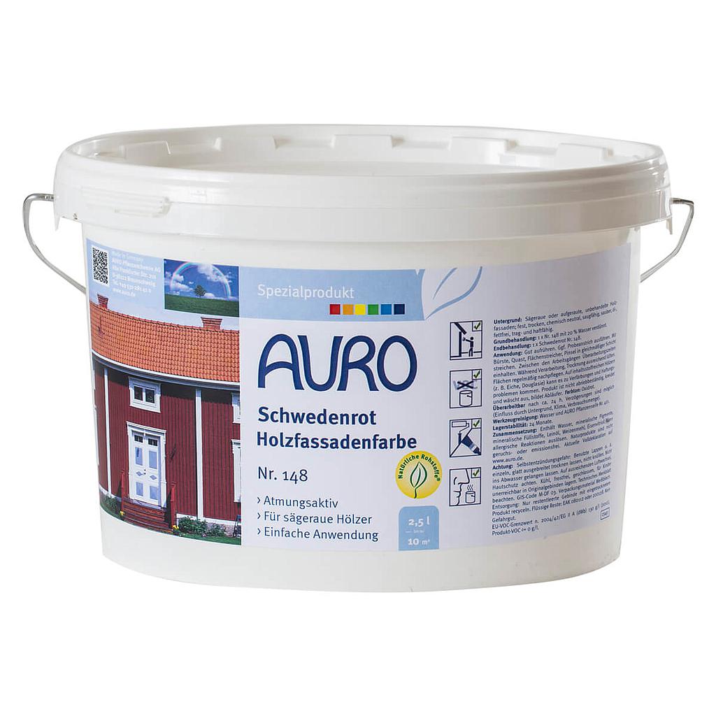 Schwedenrot Holzfassadenfarbe 2.5L, Nr. 148