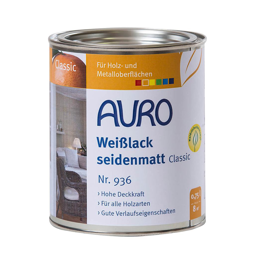 Weißlack, seidenmatt, Classic 0.75L, Nr. 936