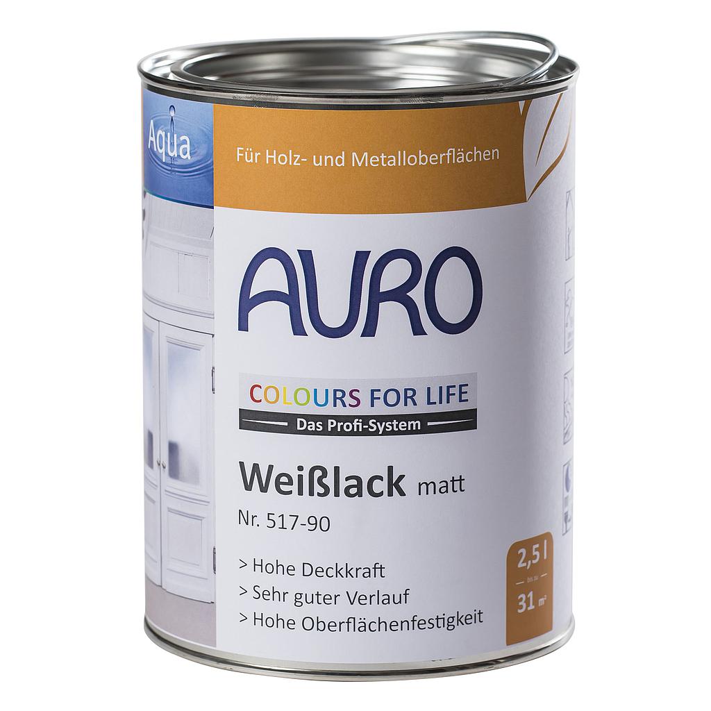 COLOURS FOR LIFE Lack, matt, Weißlack 2,5L, Nr. 517-90